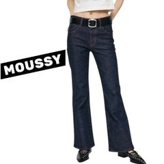 [신품 미사용]MOUSSY MVS MIDRISE FLARE One Wash 데님 팬츠 26inch