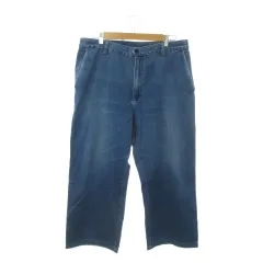 ノーティカ NAUTICA デニム ジーンズ 38 青 ブルー インディゴ クロップド丈 無地 /AO45 ■GY99のサムネイル