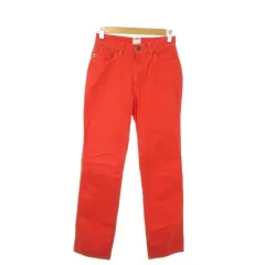 モスキーノジーンズ MOSCHINO JEANS デニム ジーンズ 26 オレンジ 無地 フルレングス ハイウエスト /AO40 ■GY06のサムネイル