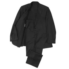 【新品同様】Brioni ブリオーニ スーツ super160's セットアップ サイズ 52 メンズ ジャケット 2B スラックス ウール100% ブラック 黒 イタリア製のサムネイル