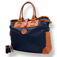 【美品】オロビアンコ ワンダラ トートバッグ ビジネスバッグ 2WAY ショルダーバッグ ナイロン レザー ネイビー 茶 A4収納 メンズ 通勤 通学 大容量 カジュアル 仕事用 出張 旅行 高級感 上品 おしゃれ 人気 かばん 鞄 S70のサムネイル