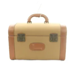 ランセル LANCEL バニティバッグ マルチボックス キャンバス レザー ベージュ 茶 ブラウン /MI ■GY11のサムネイル