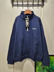 （セール）（新品）LMC ハーフジップアップ ネイビー スウェット 新品のサムネイル