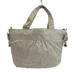 ジルスチュアートニューヨーク JILL STUART NEWYORK トートバッグ ショルダー 2WAY サテン 水玉 ドット柄 リボン ロゴ 刺繍 ピンク /XZ ■GY18のサムネイル