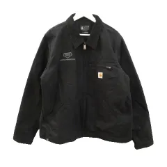 カーハート carhartt デトロイトジャケット ダック OJ3828-M ブラック 黒 XLのサムネイル