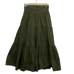 MUVEIL(ミュベール) ロングスカート サイズ36 S レディース - カーキ ウエストゴムのサムネイル