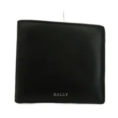 バリー BALLY 財布 二つ折り レザー ウサギ ロゴ 黒 ブラック /XZ ■GY18のサムネイル
