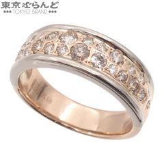 カシケイ KASHIKEY メランジェ ピンクゴールド ホワイトゴールド ブラウンダイヤモンド K18PG K18WG 0.87ct 20号相当 リング・指輪 メンズ 仕上済 101875756のサムネイル