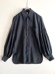Y's TAKESHI KOSAKA ワイズ タケシコサカ  Volume Sleeve Line Mix Shirts ボリュームスリーブ リネンミックス シャツのサムネイル