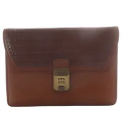バリー BALLY セカンドバッグ クラッチバッグ ビジネスバッグ ダイヤルロック付き レザー ブラウン /YO19 ■GY18のサムネイル
