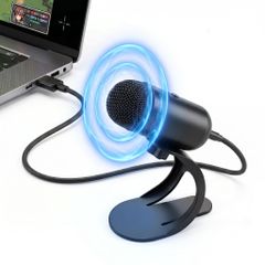 【日本限定・技術革新】 Zyrvox PCマイク usb コンデンサーマイク 高感度 USB PCマイク 卓上 無(全) 指向性 ワンタッチミュート プラグアンドプレイ 360全方向集音 小型 有線タイプ ゲーミング テレワーク 会議用 配信用 録 ...