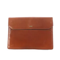 バリー BALLY セカンドバッグ レザー 本革 キャメル ロゴ フラップ開閉 /RI ■OS ■GY18のサムネイル