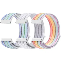 [Bcuckood] 腕時計バンド 18mm 19mm 20mm 22mm 24mm時計ユニバーサルナイロン交換用リストバンド男性女性調節可能なクイックリリース時計ストラップのサムネイル