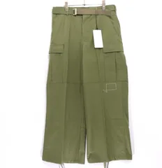 【新品】メンズ L [3] サカイ sacai ダブルタップス WTAPS 25SS コットン バックサテン パンツ カーゴパンツ Khaki 25-03695M WTAPS Cotton Back Satin Pants カーキ ミリタリーのサムネイル