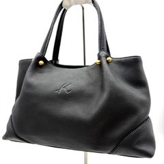 最終】Kitamura キタムラレザー トートバッグ シボ革 黒 大容量 A4
