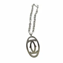 カルティエ Cartier キーホルダー チャーム ストラップ ロゴ シルバー色 ■GY17 /MQ ■OHのサムネイル