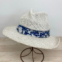 SENSI STUDIO パナマハット 麦わら帽子 M ペイント加工 - メルカリ