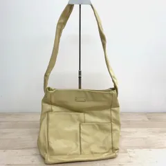POLLINI/ポリーニ ショルダーバッグ ベージュ系 MADE IN ITALY/イタリア製 ロゴプレート 外ポケット付[OB04470]のサムネイル