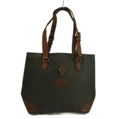 マルベリー Mulberry トートバッグ ワンショルダー PVC レザー 型押し 内側チェック柄 ロゴ ダークブラウン 茶色 ブラウン /XZ ■GY18のサムネイル