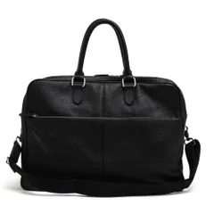 バーニーズニューヨーク／BARNEYS NEWYORK バッグ ブリーフケース ビジネスバッグ 鞄 ビジネス メンズ 男性 男性用 レザー 革 本革 ブラック 黒  2WAY ショルダーバッグ シボ革 シュリンクレザーのサムネイル
