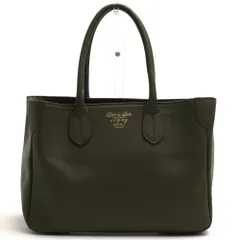 エーディーエムジェイ／ADMJ バッグ トートバッグ 鞄 ハンドバッグ レディース 女性 女性用 レザー 革 本革 オリーブ カーキ  定番 シボ革 シュリンクレザーのサムネイル