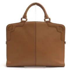 カルティエ／Cartier バッグ ブリーフケース ビジネスバッグ 鞄 ビジネス メンズ 男性 男性用 レザー 革 本革 ブラウン 茶  L1001324 SELLIER DE CARTIER セリエ ドゥ カルティエ サドルステッチのサムネイル