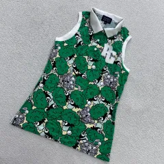 パーリーゲイツ レディース ブロッコリー パータン ノースリーブ Tシャツ 0716E2のサムネイル