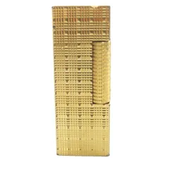 ダンヒル dunhill ローラー式 ガスライター 喫煙具 喫煙グッズ 火花確認済 ゴールドカラー /MW ■GY11のサムネイル