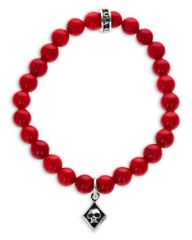 キングベイビー レディース アクセサリー ブレスレット・バングル・アンクレット King Baby Studio Sterling Silver High Roller Club Red Coralのサムネイル