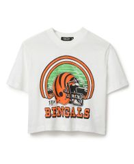ジャンクフードクロージング レディース トップス Tシャツ モックネック Junk Food Clothing Womens NFL Cincinnati Bengals Game Time Mockのサムネイル