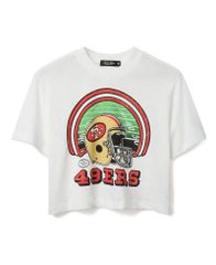 ジャンクフードクロージング レディース トップス Tシャツ モックネック Junk Food Clothing Womens NFL San Francisco 49ers Game Time Mocのサムネイル
