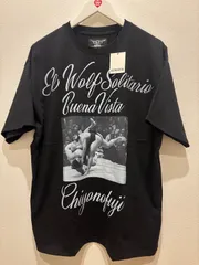 (BUENAVISTA)新作SP予約購入品 千代の富士EL wolf Tシャツ黒Lのサムネイル