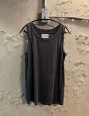 42 メゾンマルジェラ MARGIELA スリーブレス タンクトップ チャコールのサムネイル