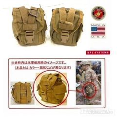 【米軍放出品】MOLLE2 キャンティーンポーチ 2個 コヨーテブラウン 1QTキャンティーンカバー USMC (コンパクト)HB9DK#26