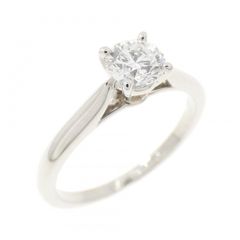 未使用品・無刻印】Cartier 0.40ct ソリテール1895 リング - メルカリ