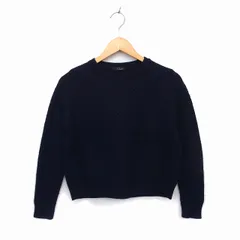 ロッソ ROSSO アーバンリサーチ ニット セーター クルーネック リブ ウール混 長袖 F 黒 ブラック /NT14のサムネイル