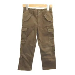 バーバリー ロンドン BURBERRY LONDON 子ども服 チノパンツ 110A 茶 ブラウン カーゴポケット 斜めポケット 長ズボン /MD ■ECB002のサムネイル