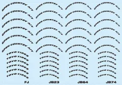 ディティールアップシリーズ №46 1/24 ホワイトレターインレタ(TOYO TIRES)のサムネイル