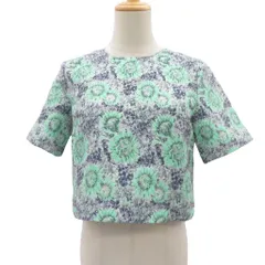 クローラ crolla カットソー 半袖 38 緑 グリーン 花柄 クルーネック /MA11 ■ECB005のサムネイル