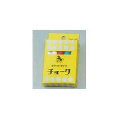 ds-(業務用セット)ナカバヤシ ポケットチョーク 白7本 色3本入 NCC-1〔×20セット〕のサムネイル