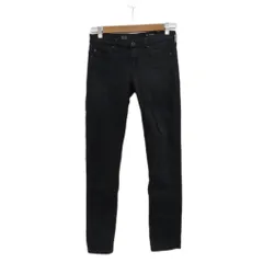 エージー AG × セオリー Theory THE STILT デニムパンツ ジーンズ スキニーパンツ 24 黒 ブラック ローライズ ロング丈 /YS19 ■GY58のサムネイル