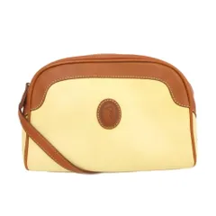 トラサルディ TRUSSARDI ショルダーバッグ 黄 イエロー 茶 ブラウン ロゴパッチ パイピング /NU ■GY99のサムネイル