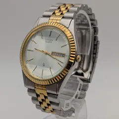 稼働品・電池交換済】CITIZEN シチズン CQ 6100-K09311 メンズ 腕時計