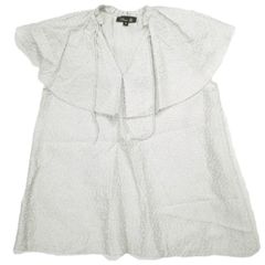 美品】Drawer コットンシルク グリーンストライプブラウス 36 - メルカリ