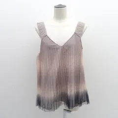 ARMANI EXCHANGE / アルマーニエクスチェンジ ◆キャミソール/肩ロゴ/チュール/ベージュ/タグ付き/L 3DYH01 YNYLZ 【レディース】【中古】のサムネイル
