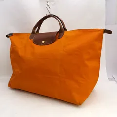 LONGCHAMP / ロンシャン ◆トートバッグ/折りたたみ/ナイロン/オレンジ SPN LIG/02 【バッグ/バック】 レディースファッション【中古】のサムネイル