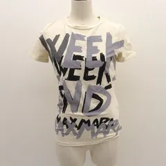 Weekend Max Mara / マックスマーラ ◆Tシャツ/グラフィティロゴ/アイボリー/サイズXS 【レディース/ガールズ/LADY/女性/婦人】【中古】のサムネイル