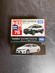 トミカ No.76 日産 エクストレイル パトロールカー・トミカプレミアム 24 トヨタ マークＸ 覆面パトロールカー セットのサムネイル