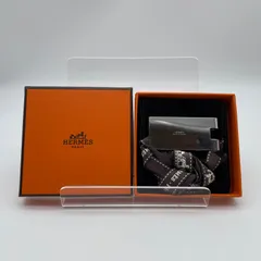 ■エルメス HERMES  マネークリップ Hロゴ シルバー A26-2628のサムネイル