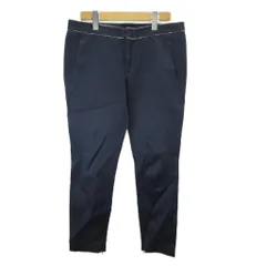 ドゥロワー Drawer ウエストデザイン スリムフィットパンツ 40 紺 ネイビー アンクル丈 ジッパーフライ 6514-236-0409 /RY ■GY75のサムネイル